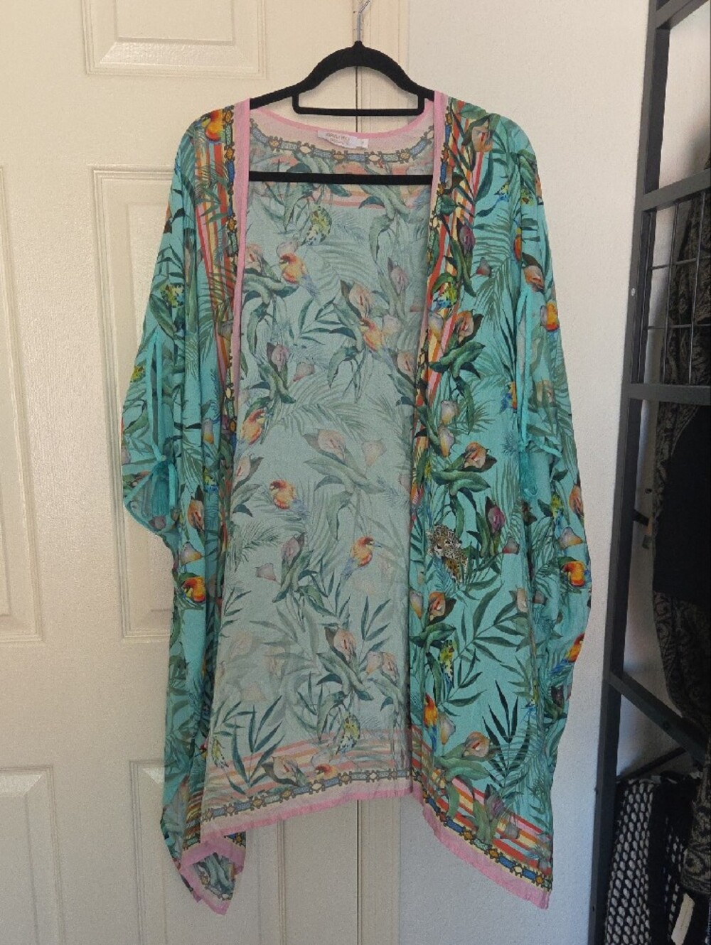 Wohnny Was Taina Swim Kimono & Wrap Jungle Tropical Medium
